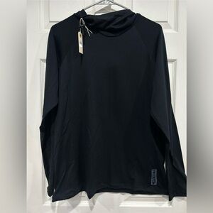 Melanzana Women's Size Large Merino Base Hoodie Black NWT